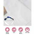 thumbnail image 6 of Blue Black Stripes Kitchen Dish Towels for Drying Dishes Set of 2, Modern Abstract Ombre Grey White Lines Waffle Weave Microfiber Hand Tea Bathroom Towels Quick Dry & Absorbent Towel 12x12, 6 of 7