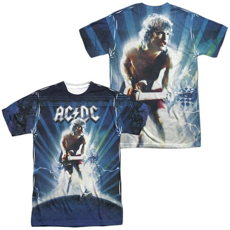 Acdc - Lightning (Front/Back Print) - Short Sleeve Shirt - XXX-Large
