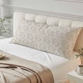 thumbnail image 4 of Botanical Flowers Body Pillow Cover 20 x 54 Inch Decorative Pillow Cover Country Chic Retro Floral Leaves Plants Lumbar Pillowcase Seasonal Rectangle Cushion Case for Couch Sofa Bed Living Room, 4 of 9