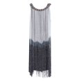 thumbnail image 4 of Sngxgn Women's Shoulder Short Dress Ruched Bodycon Mini Dress(Silver,One Size), 4 of 4