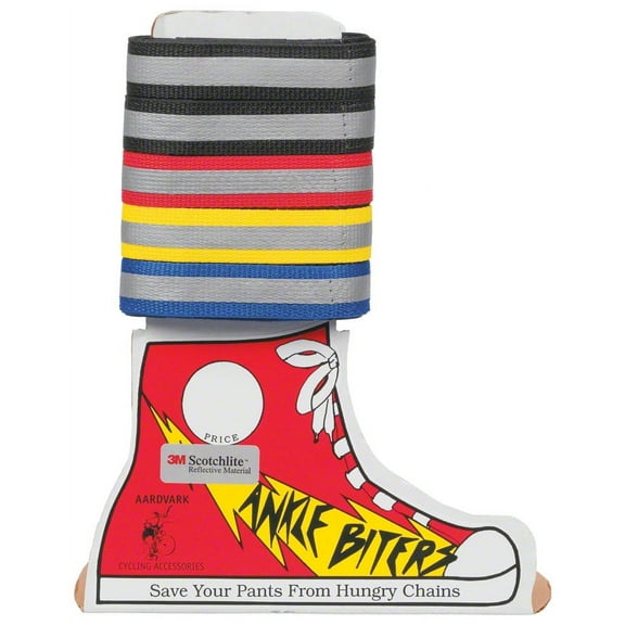 Aardvark Ankle Biters Reflective Pant Saving Legbands 25 Pack Assorted Colors