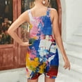 thumbnail image 5 of GaThRRgYP Summer Jumpsuit for Women,Womens Summer Comfortable Casual Suspender Printing Shorts Pocket Jumpsuit Shorts Multicolor S, 5 of 7