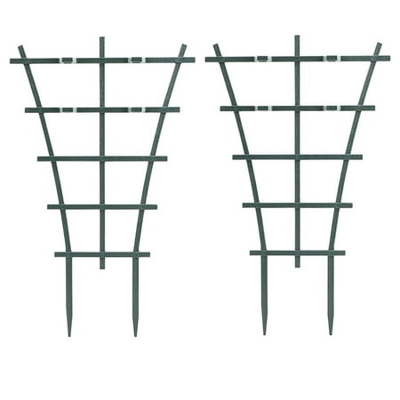 2 Pack Trellis for Potted Plants Plastic Small Trellis for Pot Mini Climbing Trellis Flower Pots Support for Potted Climbing Plants Vines