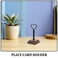 thumbnail image 3 of Raindrops Coffee Wood Photo Holder Stand with Metal Clip for Business Cards Table Sign Display, 3 of 8