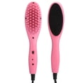 thumbnail image 2 of Peine alisador de cabello eléctrico Sincero calentamiento rápido rosa 220 V, 2 of 9