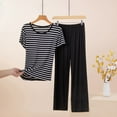 thumbnail image 3 of WCJM Women New Pajama Sets Under $ 10 Button Down Shirt Shorts Woman Blending Pajamas, 3 of 4