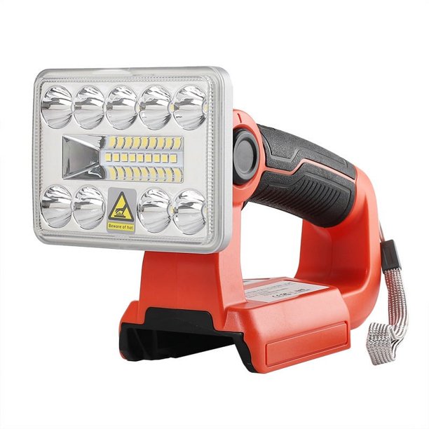 Lámpara de Trabajo para Auto de 3 Inch Adaptador de Batería Li-ion USB Charger Luz de Trabajo para Makita para DeWalt para Bosch para Milwaukee Craftsman Batería de Litio black decker