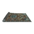 thumbnail image 2 of Ahgly Company Indoor Square Persian Light Blue Traditional Area Rugs, 7' Square, 2 of 4