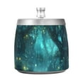 thumbnail image 7 of Yayeee Ashtray with Lid for Cigarette Smokeless Stainless Steel Home Ash Holder, Magical Forest, 7 of 7