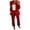 Wine, variant on Two Piece Sets for Women,Womens Satin Suit Slim Fit Dressy Business Casual Outfits Office Work Blazer Pants Set