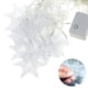 thumbnail image 2 of 3.5M 96LED Copo de nieve Cortina de luz Enchufe en cadena Luz LED Hada Luz de noche, perfecto para la decoración del banquete de boda de Navidad Araña - Blanco cálido / multicolor Adepaton 2034514-4, 2 of 9