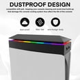 thumbnail image 2 of Prociv Upgraded Upper RGB Cooling Fan for PS5, Top Cooling System Cooler Fan with RGB Light, 3 Speed Adjustable Fan, Dual USB 2.0 Port for PS5 Console - Black, 2 of 7