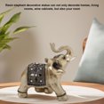 thumbnail image 4 of Elephant Decoration, Elephant Ornament Exquisite Craftsmanship  for Wine Cabinets, 4 of 7