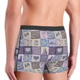 thumbnail image 4 of Kdxio Men's Boxer Briefs with Lavender Flowers Print - Comfortable and Breathable Underwear for Everyday Wear, 4 of 7