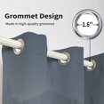 thumbnail image 4 of Gray Misty Forest Blackout Curtain for Living Room,Foggy Mountain Thermal Insulated Drapes for Bedroom (52Wx84L,2 Panels), 4 of 8