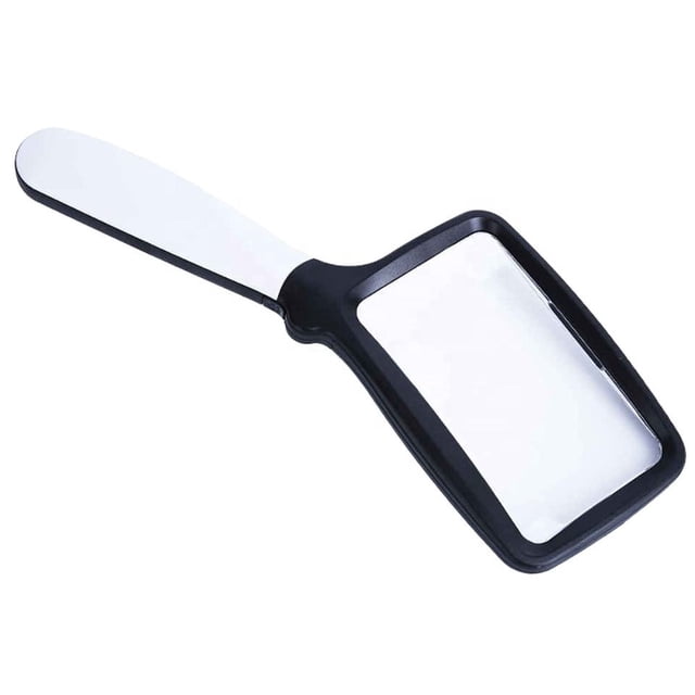 plegables de mano, 3 lupas rectangulares grandes iluminadas con LED regulable para degeneración macular, personas mayores leyendo periódicos, libros, regalo iluminado para baja visión