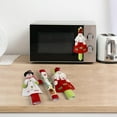 thumbnail image 6 of Seyotauo Christmas Decorations Indoor 3 Pack Christmas Refrigerator Fridge Door Handle Covers, Santa Snowman Christmas Kitchen Decor Appliance Handle Cover Xmas Holiday Decor, 6 of 6