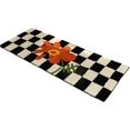 thumbnail image 1 of Runner Rugs, Runners for Hallways Kitchen Runner Rug Black Runner Rug Checkered Runner Rug Hall Runner Rug(D), 1 of 8