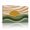 D, variant on XaaKee Canvas Wall Art Prints Warm Meridian Retro Landscape Sunburst Lines Layered Hills Art Prints Inner Framed 18*12Inch