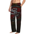 thumbnail image 2 of SF_49erss Mens Lovers Pajama Pants Comfy Lounge Print Lounge Pants Drawstring Sleep Bottoms with Pockets M, 2 of 5