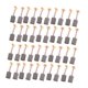 thumbnail image 1 of 20 Pares 13x9x6mm Carbono Escobilla Eléctrica Herramienta para Eléctrico Martillo Taladro Motor Unique Bargains accesorios para motores, 1 of 2