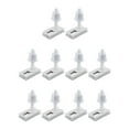 thumbnail image 2 of Perno de bisagra para asiento de inodoro, 10 piezas, Conector de montaje resistente de liberación rápida, tornillos de ajuste duraderos, prácticos par, 2 of 8