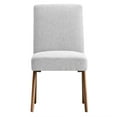 thumbnail image 6 of Modway Lyra 19" Heathered Fabric Dining Side Chair in Light Gray (Set of 2), 6 of 10