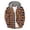 A#Brown, variant on Men's Casual Fashion Plaid Turn-Down Collar Button-Up Long Sleeve Shirt,Yellow,L