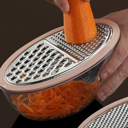 

HBYJLZYG Household Multifunctional Julienne Peeler Shredder Kitchen Chopping Vegetables Slicing Cutter with Box Kitchen Storage Organization