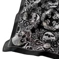 thumbnail image 5 of Skull Digital Print Headscarf Cotton Bandanas Hiphop Head Scarf Music Festival Headwrap Cycling Dancing Handkerchief Yellow, 5 of 5