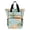 Aqua Pineapple, variant on Iauyy Diaper Bag Backpack, 15L Large Capacity Diaper Bag Tote, Nylon Fabric for Outdoor Travel Shopping, Belted Knot Pattern