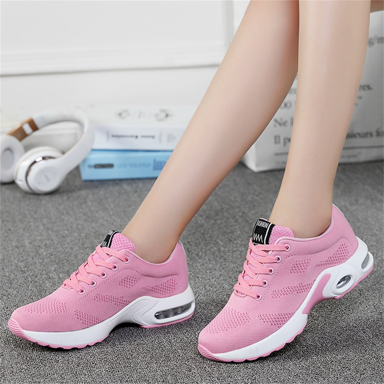 GHFKKB Women's Running Shoes Air Cushion Light Fitness