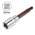 thumbnail image 3 of Unique Bargains Douilles de Disque T45 1/2 Pouces Torx S2 Acier Longueur 100mm, 3 of 4