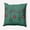 Mint, variant on Simply Daisy Mint Colored Sanddollar Ornaments Christmas Soft Spun Polyester Decorative Throw Pillow, 16" x 16"