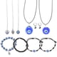 thumbnail image 1 of 1 juego de collar con colgante de ojo malvado, pendientes de ojo malvado, pulsera protectora, conjunto de joyas, amuletos de ojo malvado, joyas, 1 of 7
