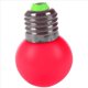 thumbnail image 2 of 4X E27 LED Luz Rojo Calido Bombilla Lampara de Plastico (0,5 W Potencia, Rojo), 2 of 4
