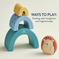 thumbnail image 4 of Itzy Ritzy Sensory Blocks Set - Baby Building Blocks 10-Piece Set - Features Soft & Textured Characters - Sensory Toy for Babies & Toddlers Aged 0 Months and Up, 4 of 6