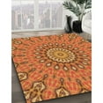 thumbnail image 3 of Ahgly Company Machine Washable Indoor Rectangle Transitional Lava Red Area Rugs, 2' x 4', 3 of 7