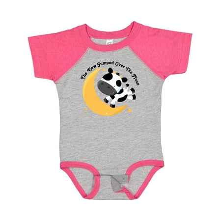 

Inktastic Cow Jumped over the Moon Gift Baby Boy or Baby Girl Bodysuit