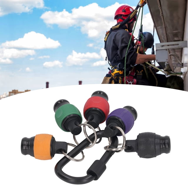 Soporte de bits de Destornillador, 6pcs Firme de 44 mm Longitud Total de longitud retráltil Llavero para Trabajar