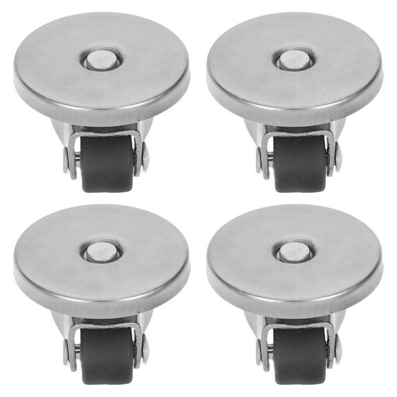 Raindrops 4-Pack Compact Adhesive Caster Wheels for Smooth and Easy Movement on Flat Furniture