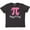 Retro Heather Black, variant on Inktastic Happy Pi Day Pink Math Symbol Youth T-Shirt
