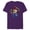 Purple, variant on Treehouse of Horror - Short Sleeve Blended T-Shirt for Adults - Customized-Black