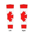 thumbnail image 2 of Cooling Compression Arm Sleeves Canada Flag Sun Protection Sport Arm Sleeves For Men Women Baseball Basketball Running, 2 of 6