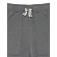 thumbnail image 2 of Wonder Nation Little Boys Solid Fleece Joggers, Size 4-10, 2 of 3