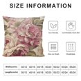 thumbnail image 5 of Creowell   Shabby Chic Pillow Covers, Vintage Modern Flower Throw Pillow Covers, Decorative Floral Rose Pillowcases for Bedroom Living Room Sofa White, 5 of 5