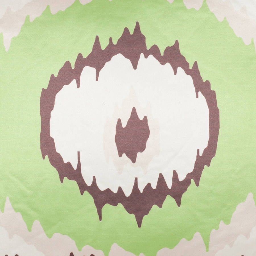 SAFAVIEH Giselle Ikat Pillow, 18" x 18", Lime/Green, Set of 2
