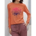 thumbnail image 2 of Pipeline Waveflower Floral Graphic Design - Long Sleeve Women's, 2 of 4