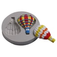 thumbnail image 2 of Molde decorativo de silicona para hornear pasteles, Fondant, patrón de globo aerostático (50-615), 2 of 5