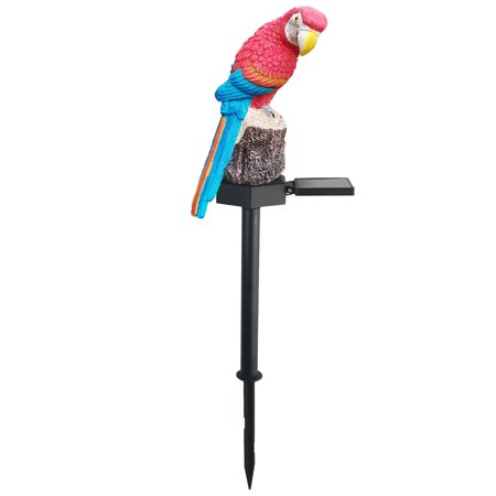SolarEra Solar Parrot Garden Lights LED Outdoor Decor Light Parrot Sculpture Pathway Decoration Stake Lamp Christmas Decorations for Garden Yard Pathway